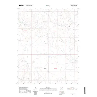 2023 Map of Car Top Butte, 2023 Print