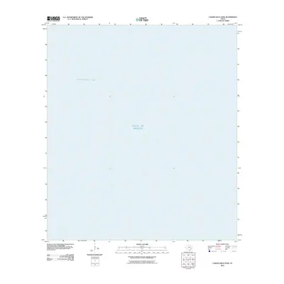 2010 Map of Carancahua Pass, 2010 Print