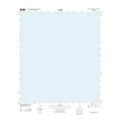 2013 Map of Carancahua Pass, 2013 Print