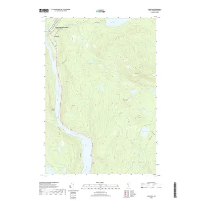 2018 Map of Caratunk, 2018 Print