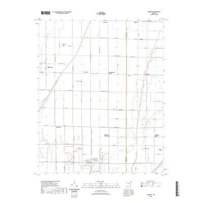 2020 Map of Caraway, 2020 Print