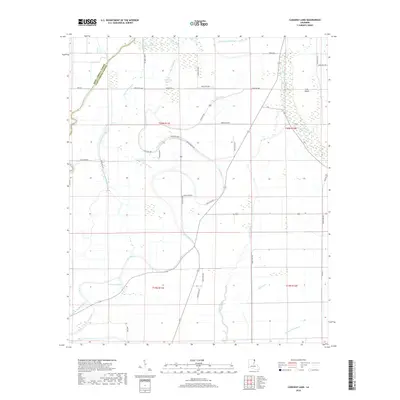 2018 Map of Caraway Lake, 2018 Print
