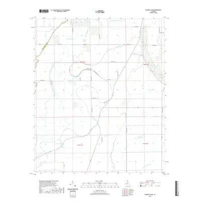 2020 Map of Caraway Lake, 2020 Print