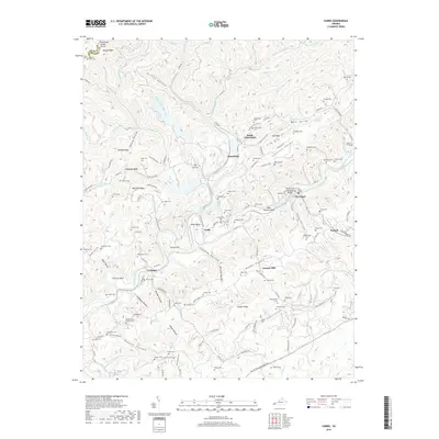 2019 Map of Carbo, 2019 Print