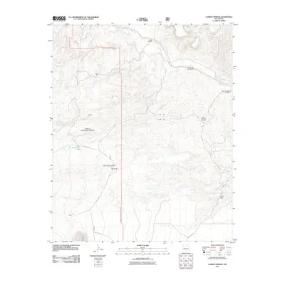 2011 Map of Carbon Springs, 2011 Print