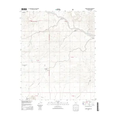 2013 Map of Carbon Springs, 2013 Print