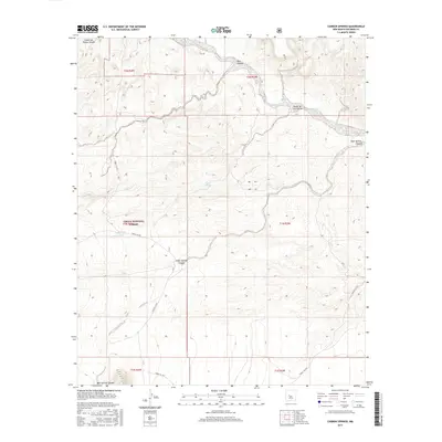 2017 Map of Carbon Springs, 2017 Print