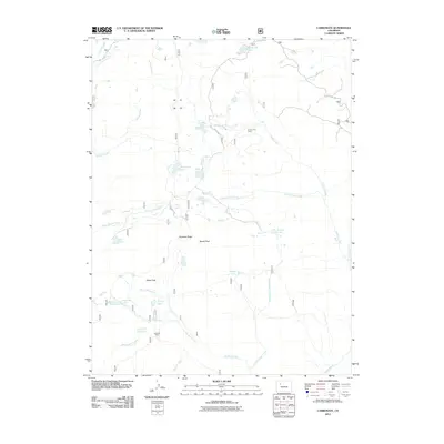 2011 Map of Carbonate, 2011 Print
