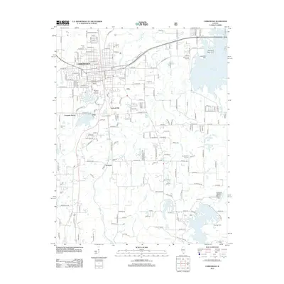 2012 Map of Carbondale, 2012 Print