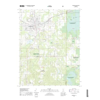2018 Map of Carbondale, 2018 Print