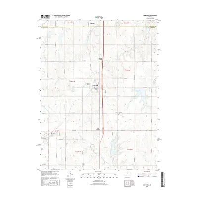 2015 Map of Carbondale, 2015 Print
