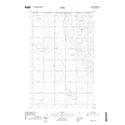 2017 Map of Carbury, 2017 Print