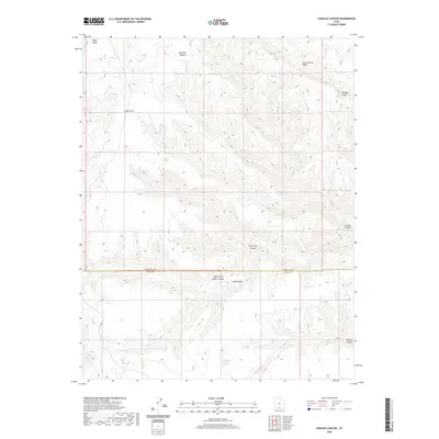 2020 Map of Carcass Canyon, 2020 Print