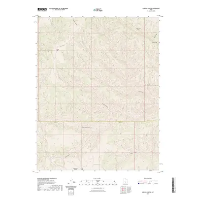 2023 Map of Carcass Canyon, 2023 Print