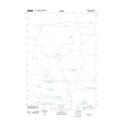 2011 Map of Card Lake, 2011 Print