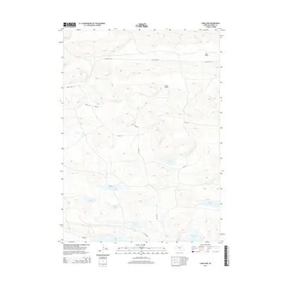 2014 Map of Card Lake, 2014 Print