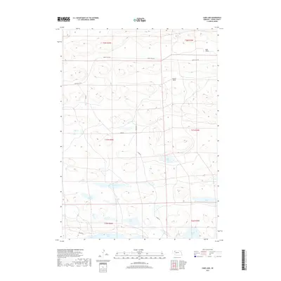 2017 Map of Card Lake, 2017 Print