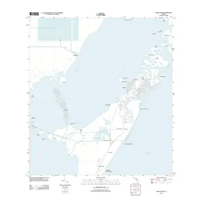 2012 Map of Card Sound, 2012 Print