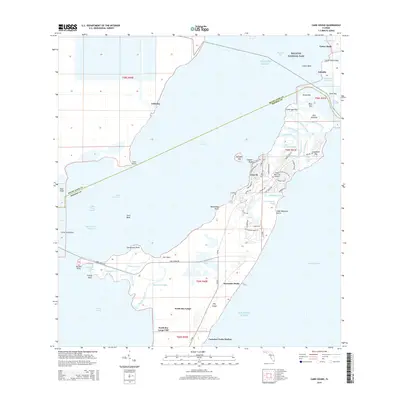 2015 Map of Card Sound, 2015 Print