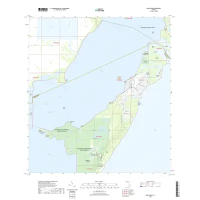 2018 Map of Card Sound, 2018 Print