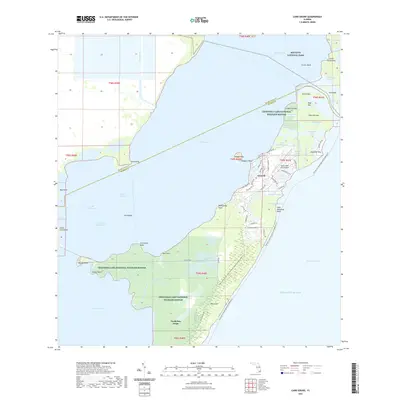 2021 Map of Card Sound, 2021 Print