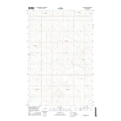 2017 Map of Carda Coulee, 2017 Print