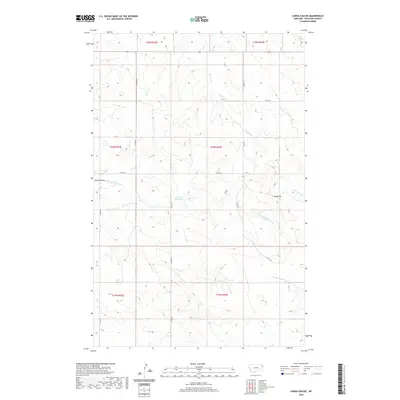 2020 Map of Carda Coulee, 2020 Print
