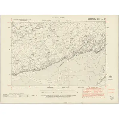 1948 Map of Cardiganshire I.NE, 1953 Print