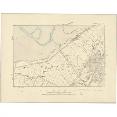 1887 Map of Cardiganshire I.SE