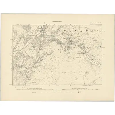 1887 Map of Cardiganshire II.SW