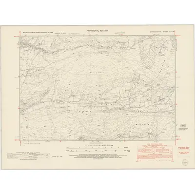 1948 Map of Cardiganshire IV.NW, 1953 Print