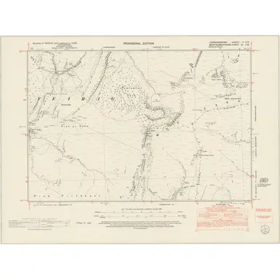 1948 Map of Cardiganshire V.SW, 1953 Print