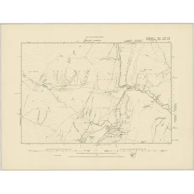 1886 Map of Cardiganshire VIII.NW