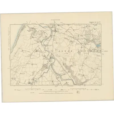 1886 Map of Cardiganshire X.NW