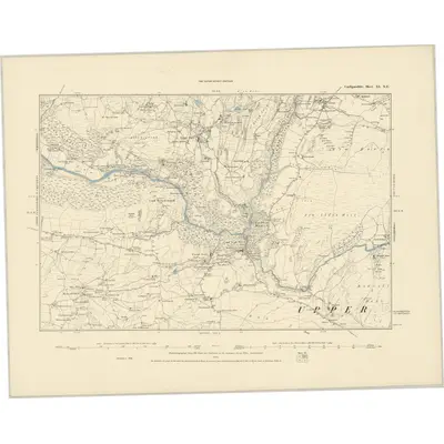 1886 Map of Cardiganshire XI.NE
