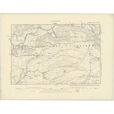 1886 Map of Cardiganshire XI.NW, 1887 Print