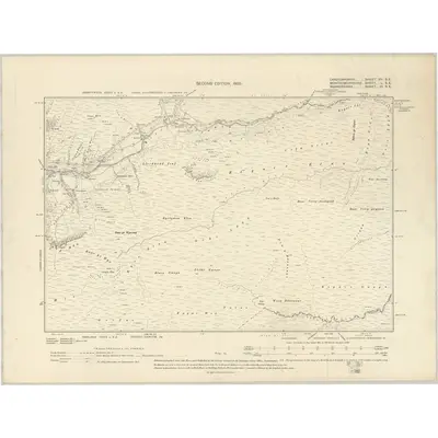 1901 Map of Cardiganshire XII.SE, 1903 Print