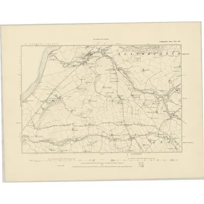 1886 Map of Cardiganshire XIV.SE