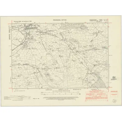 1948 Map of Cardiganshire XLI.SE, 1953 Print