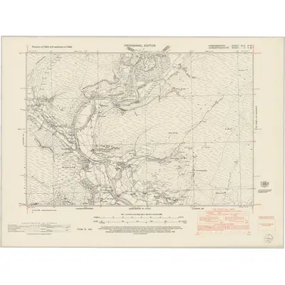 1948 Map of Cardiganshire XLIII.NW, 1953 Print