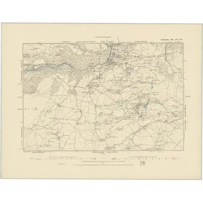 1886 Map of Cardiganshire XVI.NE