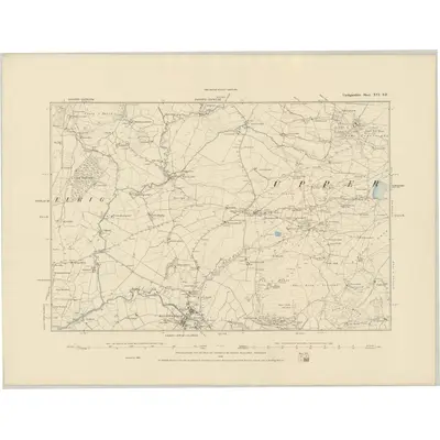 1886 Map of Cardiganshire XVI.SE