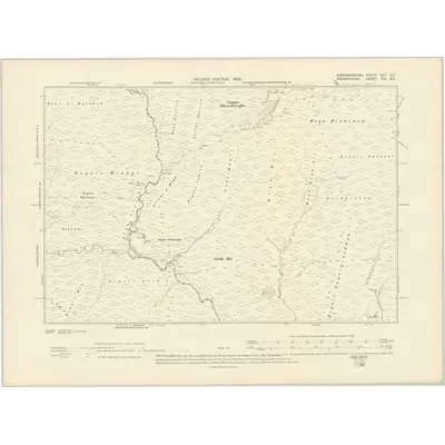 1904 Map of Cardiganshire XVII.SE, 1905 Print
