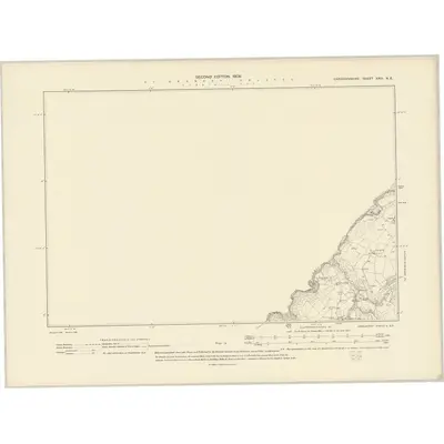 1904 Map of Cardiganshire XXIII.NE, 1906 Print