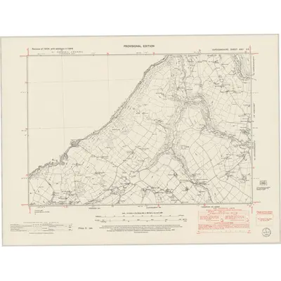1948 Map of Cardiganshire XXIII.SE, 1953 Print