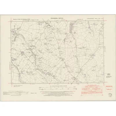 1948 Map of Cardiganshire XXIV.SW, 1953 Print