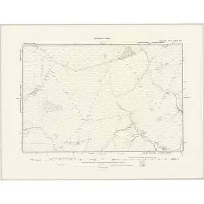 1887 Map of Cardiganshire XXVII.SE, 1888 Print