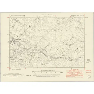 1948 Map of Cardiganshire XXVII.SW, 1952 Print