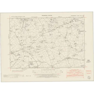 1948 Map of Cardiganshire XXXI.SW, 1953 Print