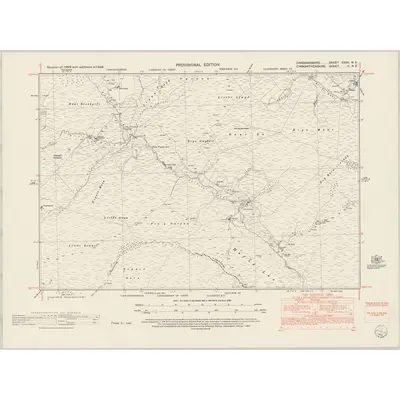 1948 Map of Cardiganshire XXXV.NE, 1952 Print